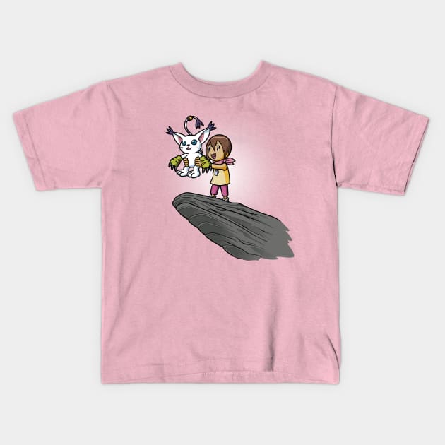 The Digi Queen of Light Kids T-Shirt by jasesa